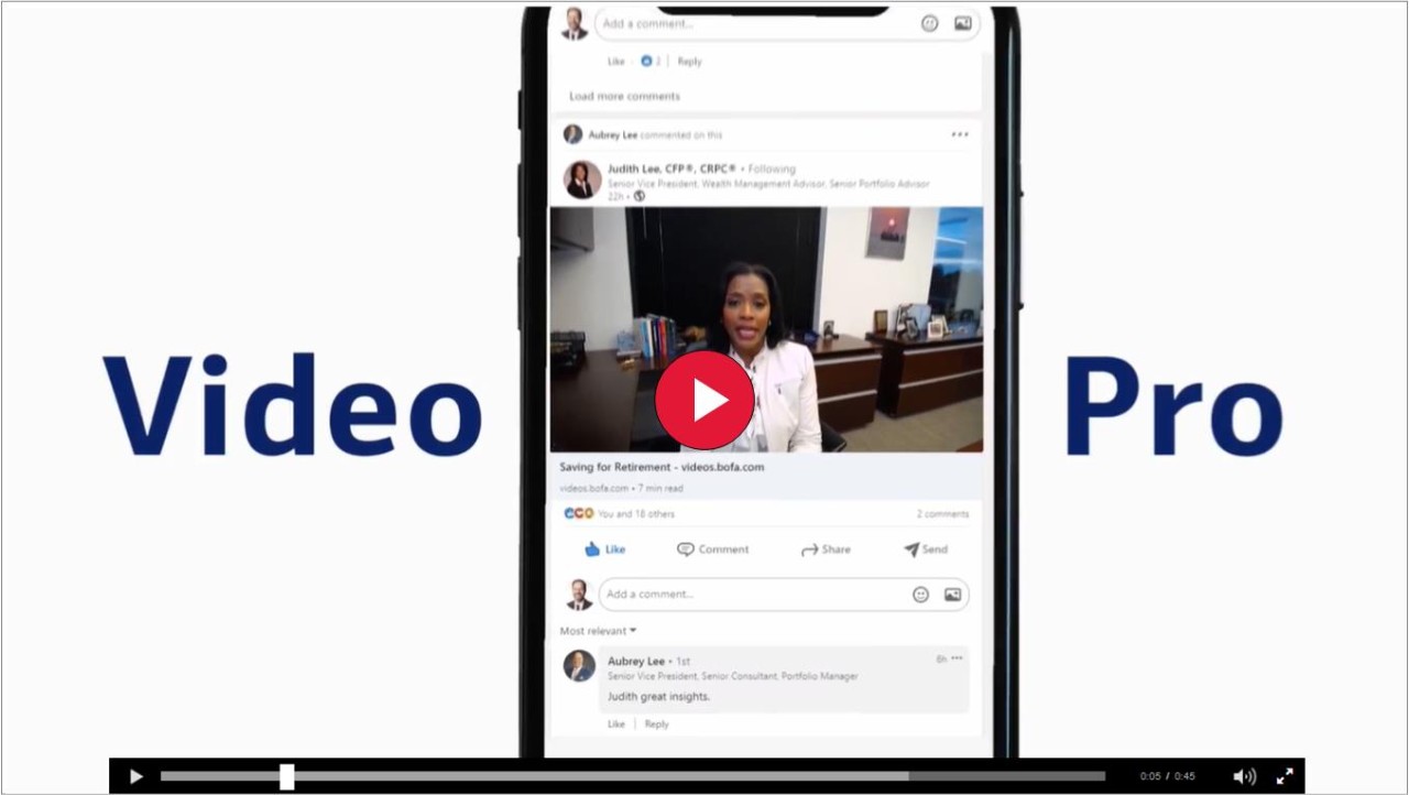 Modernizing advisor connections with clients and prospects with Merrill Video Pro