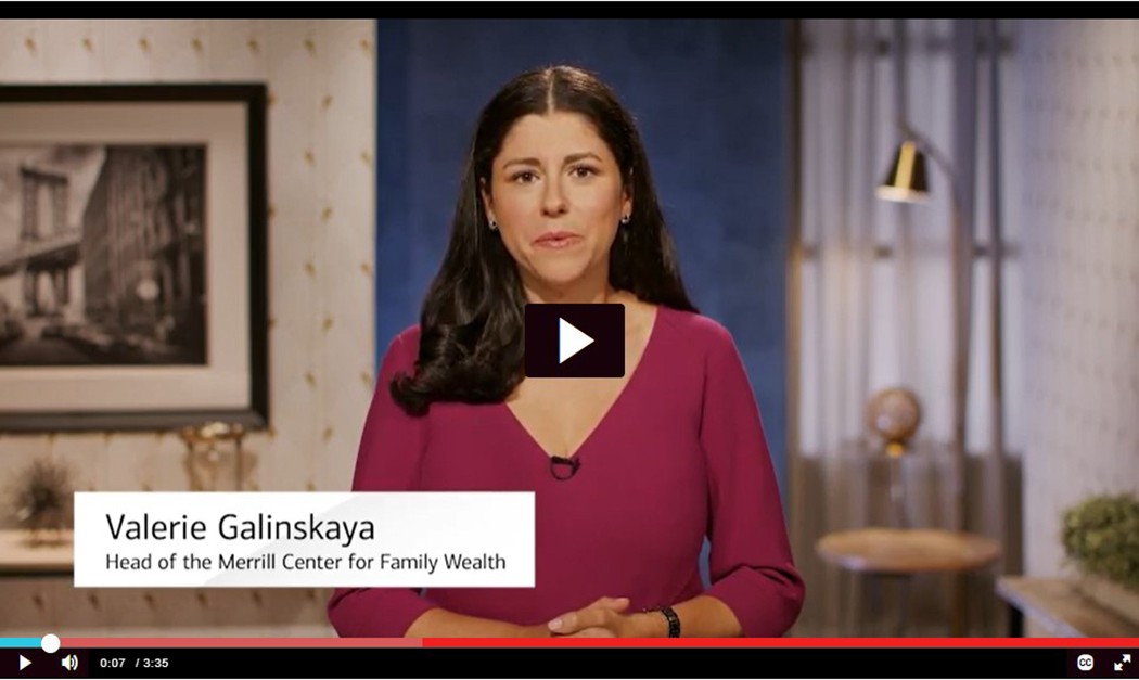 Message from Valerie Galinsky link to play the video link press Enter