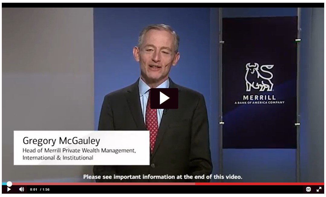Video message from Gregory McGauley. To play the video press Enter.