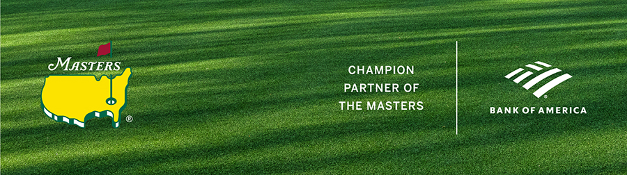  Bank of America is Champion Partner of the Masters Tournament logo