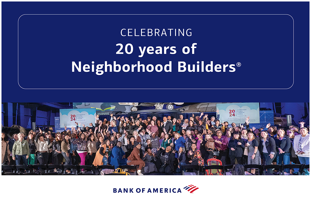Celebrating 20 years of Neighborhood Builders Bank of America