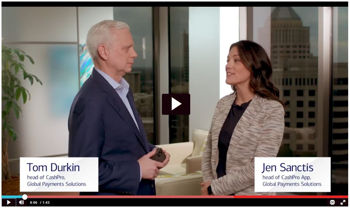 Message from Tom Durkin and Jen Santis link to play the video link press Enter