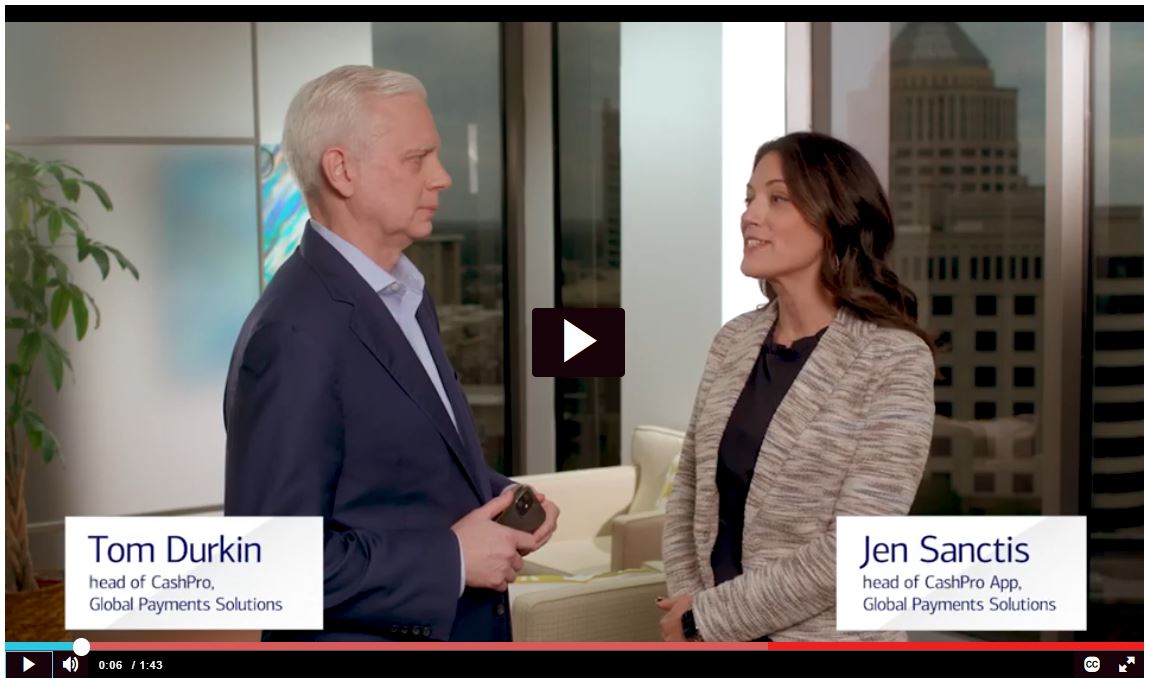 Video message from Tom Durkin and Jen Santis link to play the video link press Enter