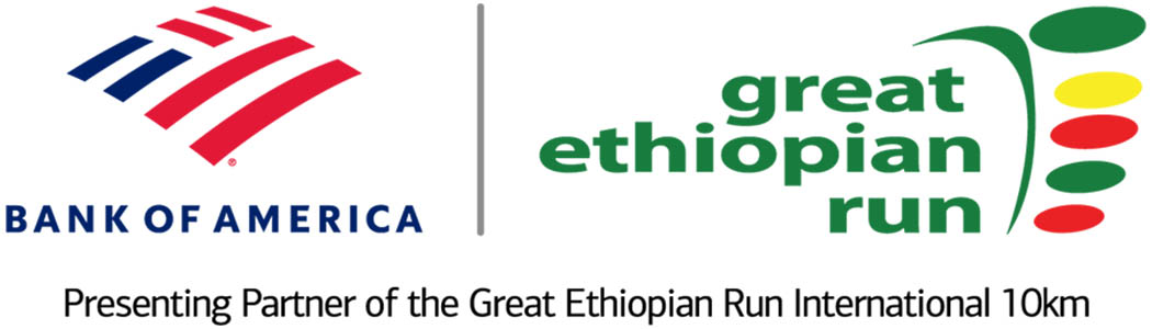 Bank of America is the presenting partner of the Great Ethiopian Run International ten K banner